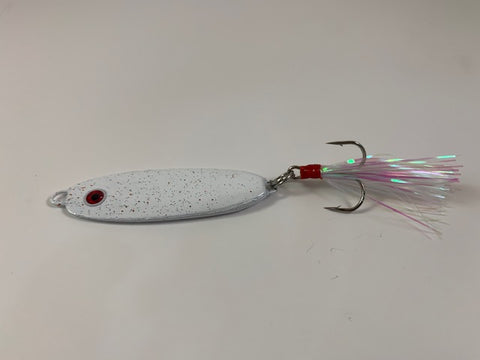 Jigging Spoon with Dressed Treble Hook – StriperTackle